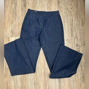 Zara Dark Blue Flare Jeans